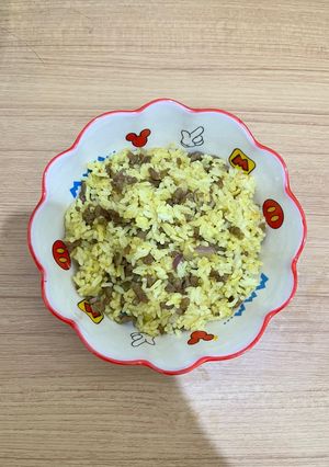 Foto resep Nasi Goreng Daging Kuning (Bocil Friendly)