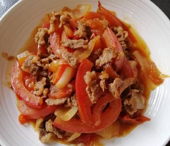 Easy Recipe Tomato w Beef Slices Most Delicious