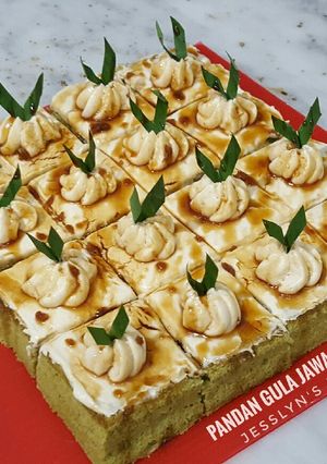 Foto resep Pandan Gula Jawa Cake