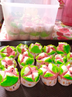 Foto resep Bolu kukus mekar Semangka