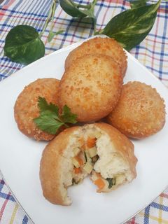 Foto resep Roti Goreng Isi Sayur