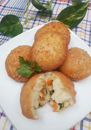 Foto resep Roti Goreng Isi Sayur