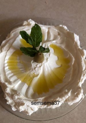 صورة لوصفة لبنة منزلية