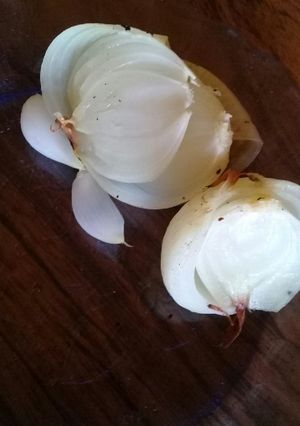 Una foto de Cebollas a las brasas