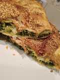 Torta salata alle cime di rapa