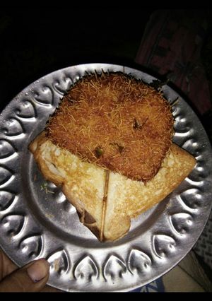 ब्रेड सैंडविच के साथ वेज कटलेट रेसिपी मुख्य फोटो