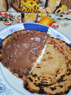 A picture of Nutella Pancake.