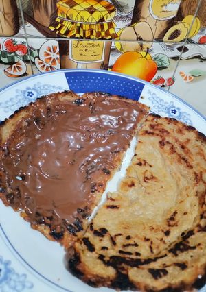 A picture of Nutella Pancake.