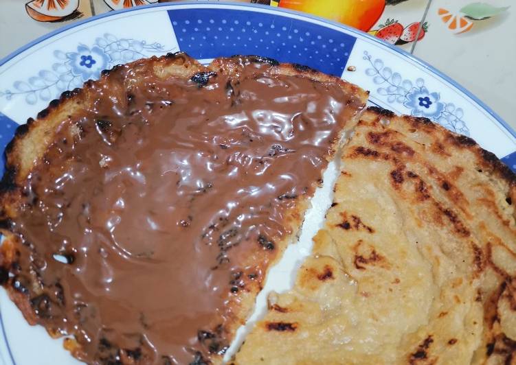 Recipe of Super Quick Homemade Nutella Pancake