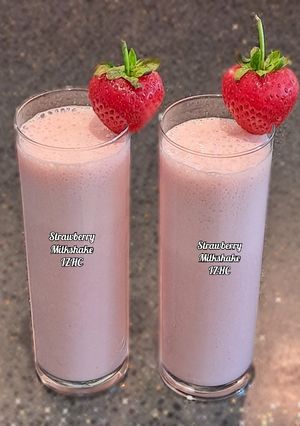 A picture of 🍷🍓Strawberry Milkshake🍓🍷.
