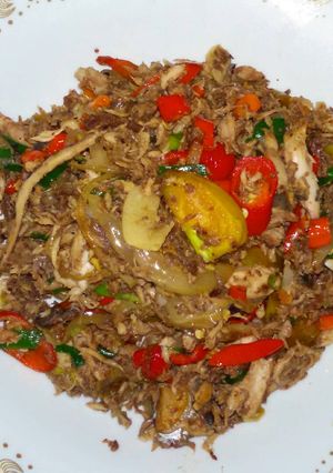 Foto resep Tongkol suwir pedas