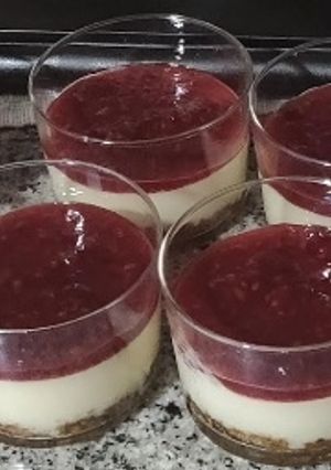 Una foto de Flan rápido de queso TMX31