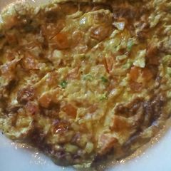 A picture of Indian omelette.