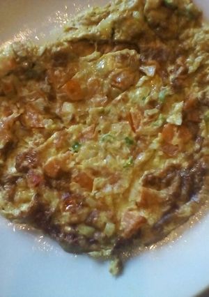 A picture of Indian omelette.