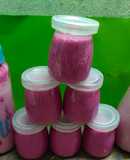 Smoothie Kiwi+ Red dragon fruit+ banana