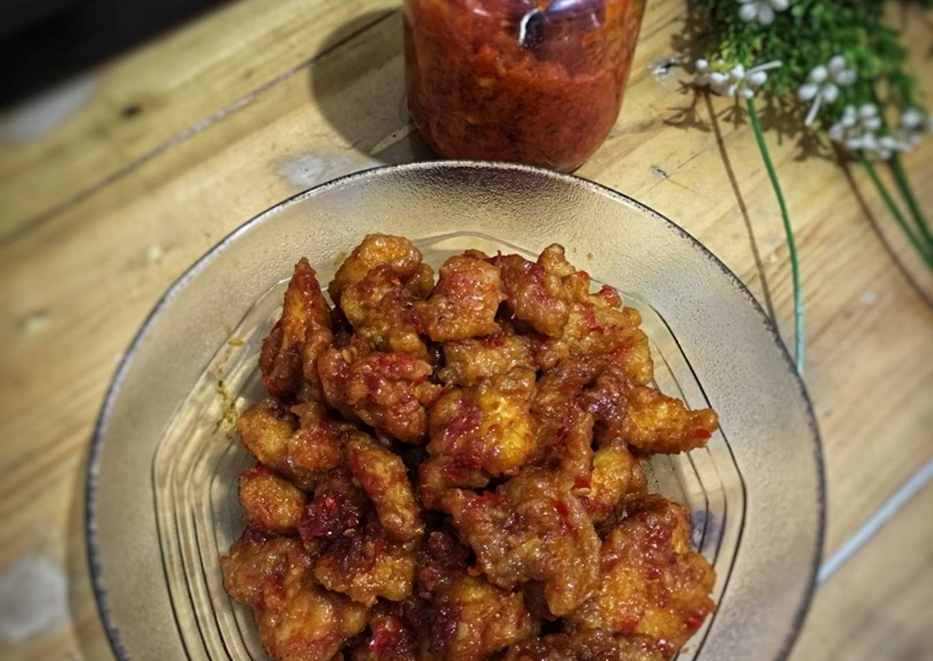Ayam Popcorn Balado