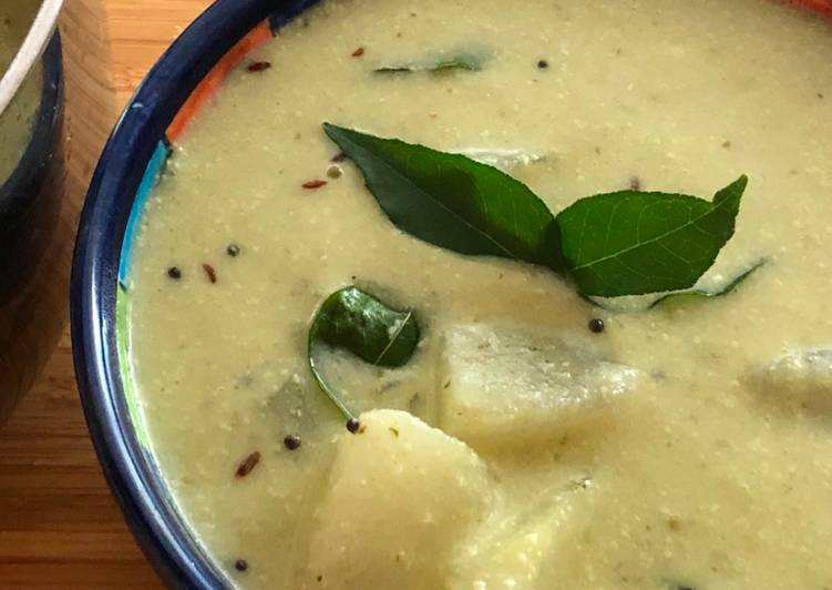 Majjige huli recipe |   | white pumpkin curry