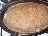 Tarta integral rellena de pollo y ricota