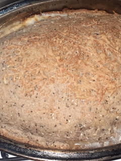 Una foto de Tarta integral rellena de pollo y ricota