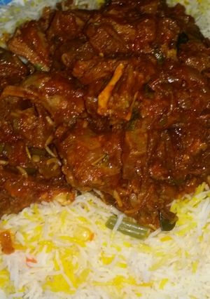 صورة لوصفة برياني لحم 😋