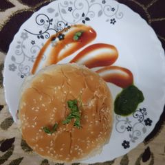 A picture of Veg burger.