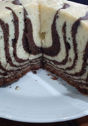 Una foto de Torta cebra 🦓🍰