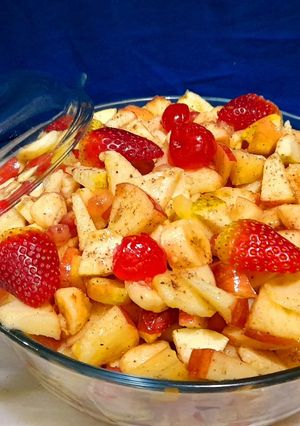 A picture of Fruit chaat.