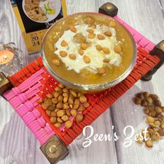 A picture of Eid ul Adha special Khubani ka Meetha.