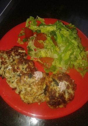 Una foto de Hamburguesas de pescado con chia y avena