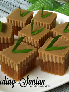Foto resep Puding santan gula merah
