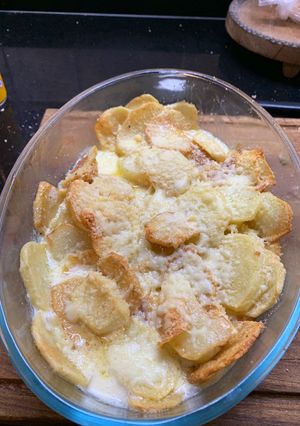 Una foto de Papas a la crema