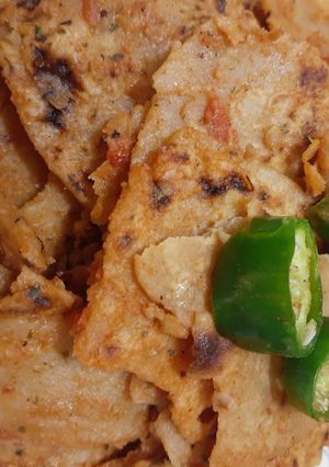 A picture of Masale wali roti.