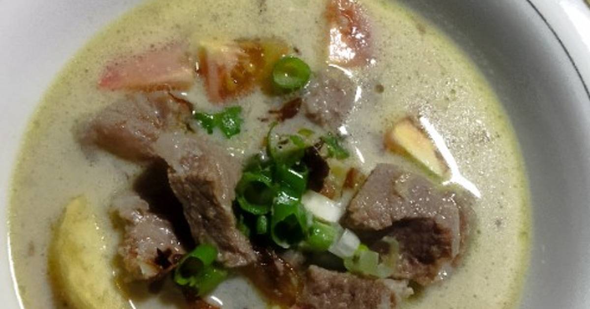 Resep Soto Betawi Creamy (santan+susu) Rasanya Maknyus