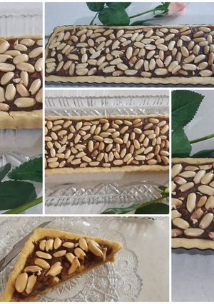 عکسی از دستور تارت خرما و نارگیل فاطمه پز🥧