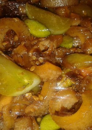 Foto resep Oseng Kikil Sapi Tomat Ijo dan Petai (Pete)