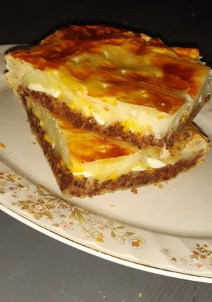 Una foto de ¡Pastel de papas agridulce y salado!