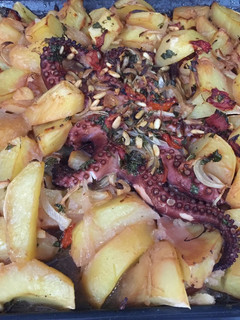 Una foto de Asado de pulpo