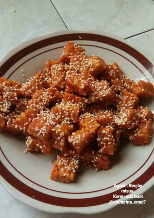 Foto resep Tempe karamel vegetarian #5resepterbaruku