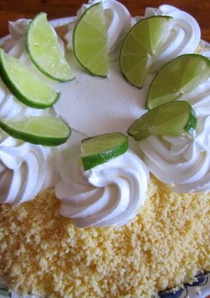 Zöldcitromos pite recept (Key Lime Pie) recept fotója