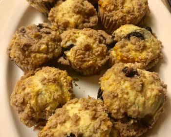 Fresh, Making Recipe Blueberry Streusel Muffins Delicious Perfect