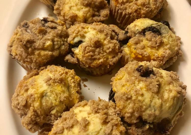 Recipe of Award-winning Blueberry Streusel Muffins
