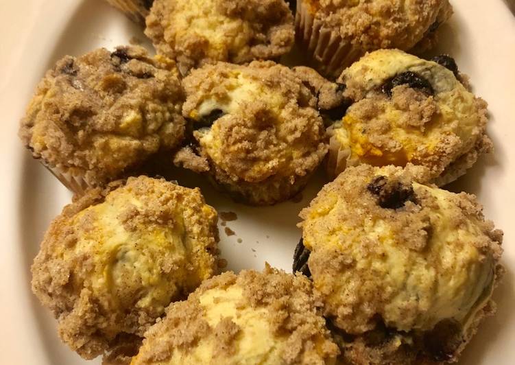 How to Prepare Speedy Blueberry Streusel Muffins