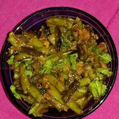 A picture of Gavar Bhaji.