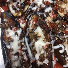 A picture of Keto Friendly Stuffed Eggplant.