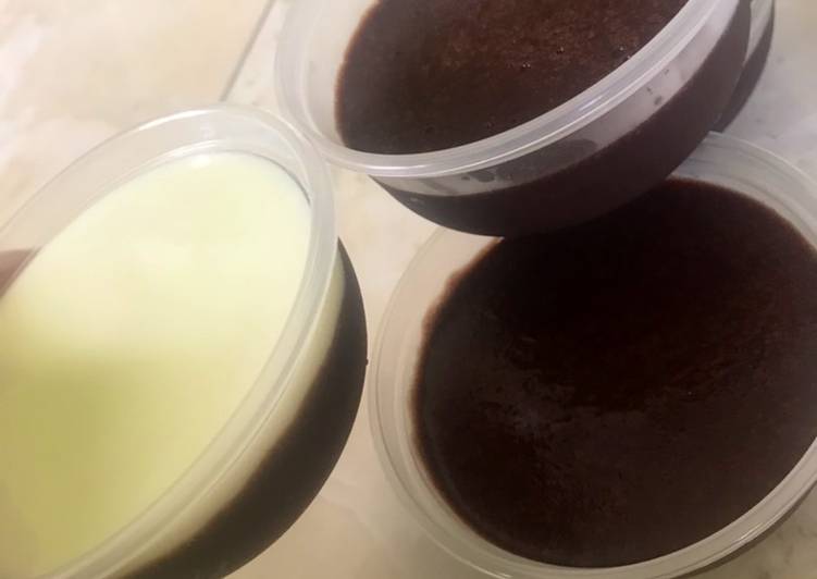 Puding coklat fla