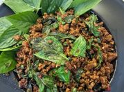 A picture of cinnamon basil