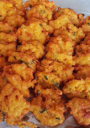 A picture of Corn Fritter (Dadar Jagung).