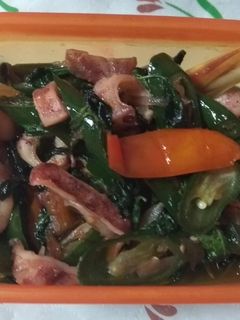 Foto resep Tumis Cumi Asin Kemangi