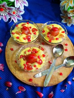 জামুন ফ্রুট কাস্টার্ড রেসিপির প্রধান ছবি