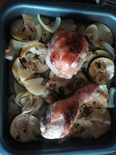 Una foto de Pollo asado